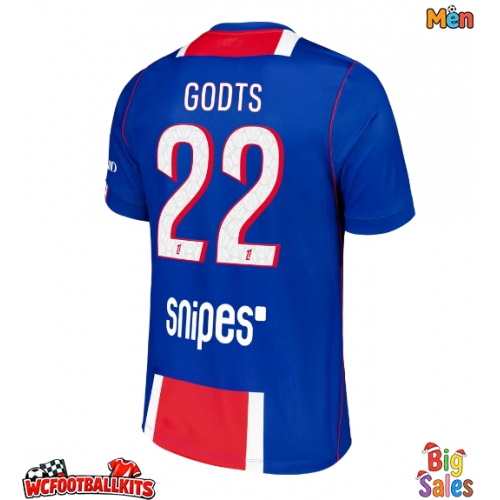 Paris Saint-Germain Mika Godts #22 Replica Home Stadium Shirt 2026-27 Short Sleeve